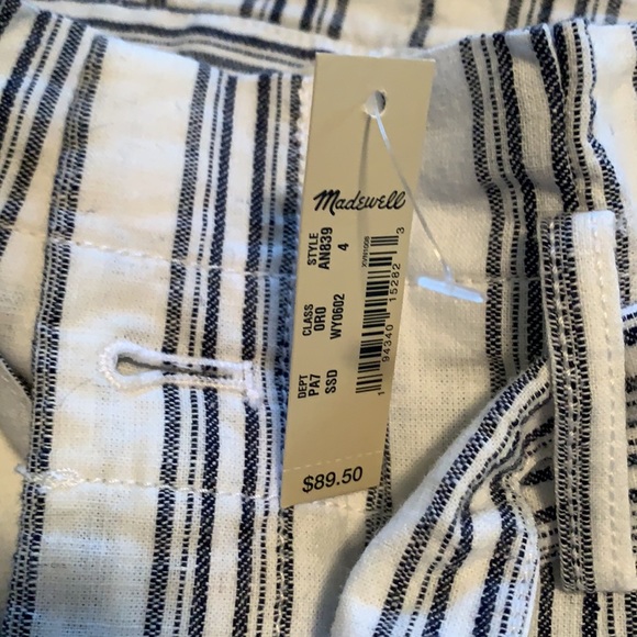 Madewell striped paperbag pants - Picture 2 of 4